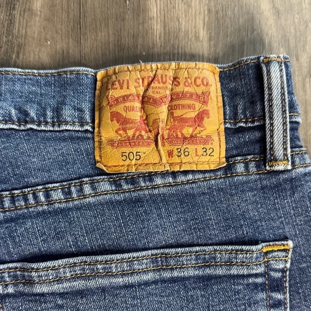 Levi's Blue Denim Men's Jean Cutoff  Shorts